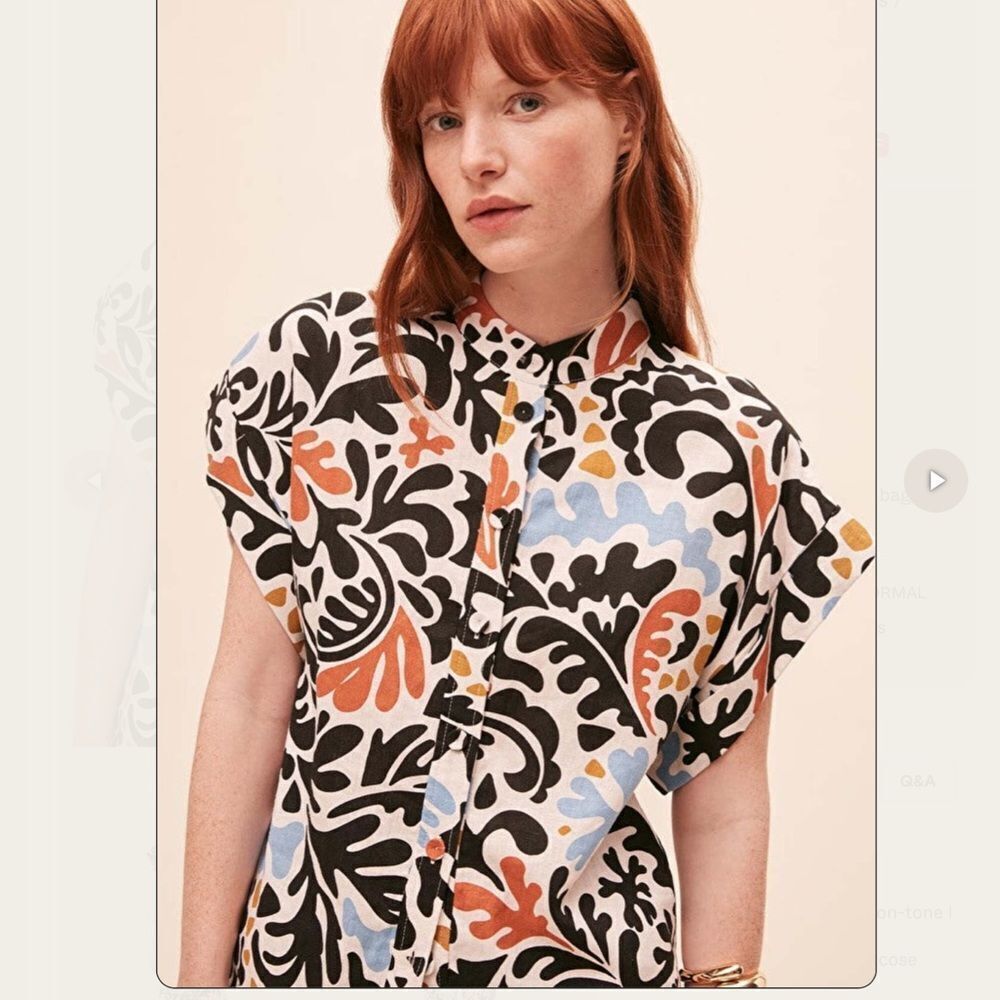 Suncoo Crème Alison Blouse